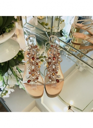 Rene Caovilla sandals gold