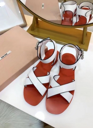 Miu Miu sandals white