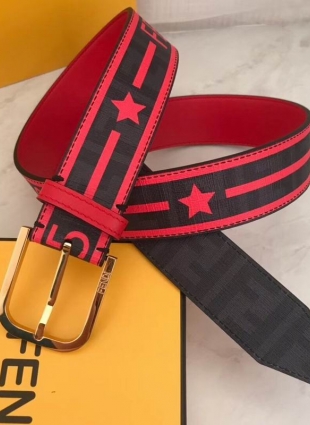 Fendi belt red