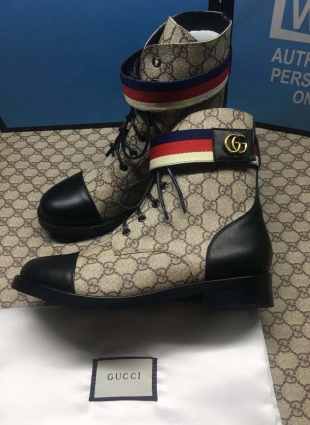 Gucci boots multicolored