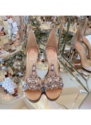 Rene Caovilla shoes silver