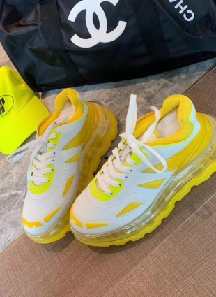 Balenciaga sneakers white and yellow