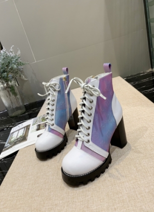 Louis Vuitton boots white