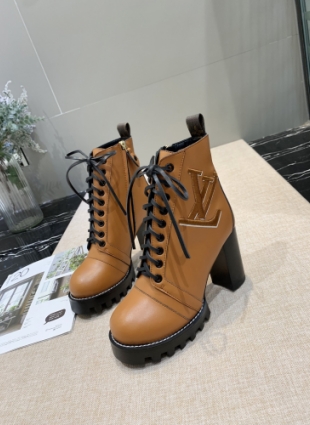 Louis Vuitton boots brown