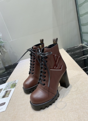 Louis Vuitton boots brown