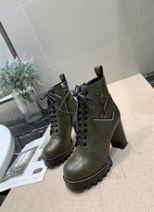 Louis Vuitton boots green