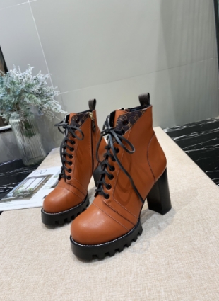 Louis Vuitton boots brown