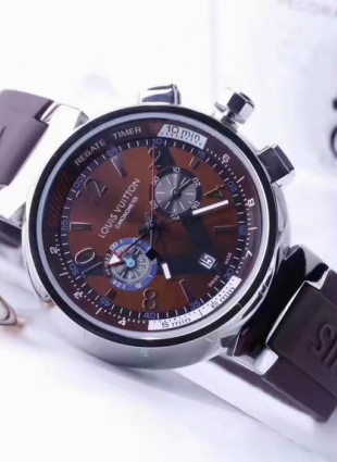 Louis Vuitton watch silver