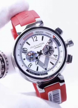 Louis Vuitton watch silver