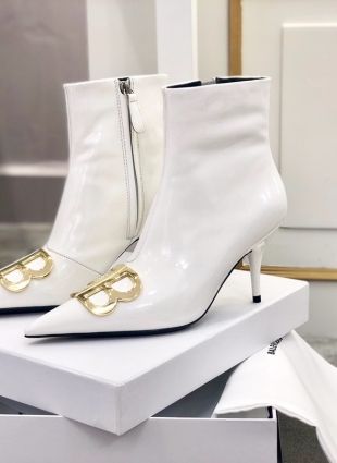 Balenciaga boots white
