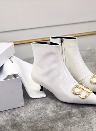 Balenciaga boots white