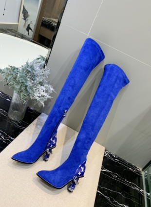 Louis Vuitton boots dark blue