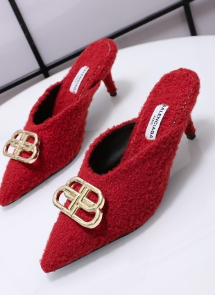 Balenciaga shoes red