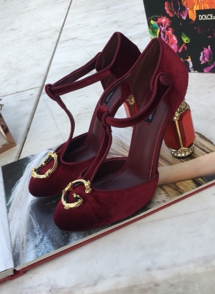 Dolce & Gabbana shoes burgundy