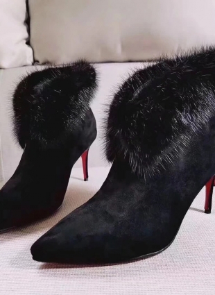 Christian Louboutin boots black
