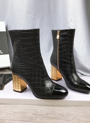 Chanel boots black
