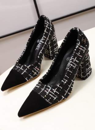 Chanel shoes black