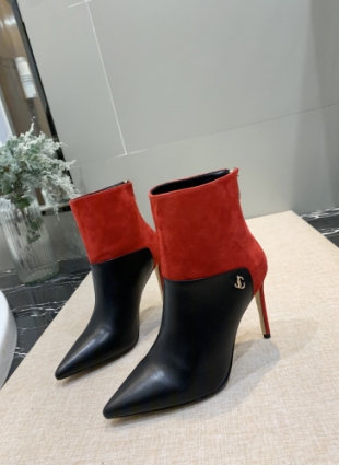 Jimmy Choo boots black and red