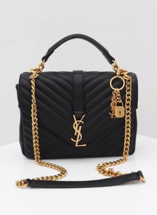 Yves Saint Laurent bag lambskin, dimensions: 24 x 20 x 8.5 cm