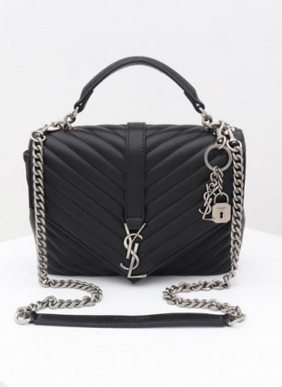 Yves Saint Laurent bag lambskin, dimensions: 24 x 20 x 8.5 cm