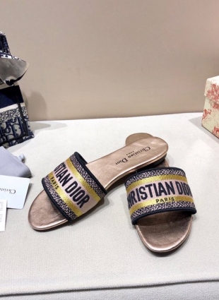 CHRISTIAN DIOR STEP-INS MULTICOLORED
